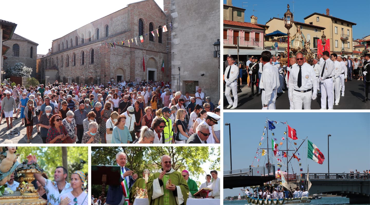 Immagine per Grado, il voto del Perdon richiama centinaia di turisti e fedeli in laguna